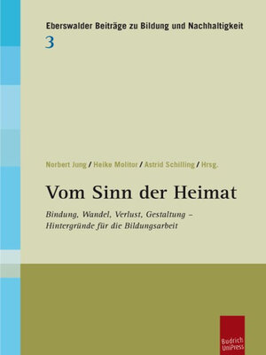 cover image of Vom Sinn der Heimat